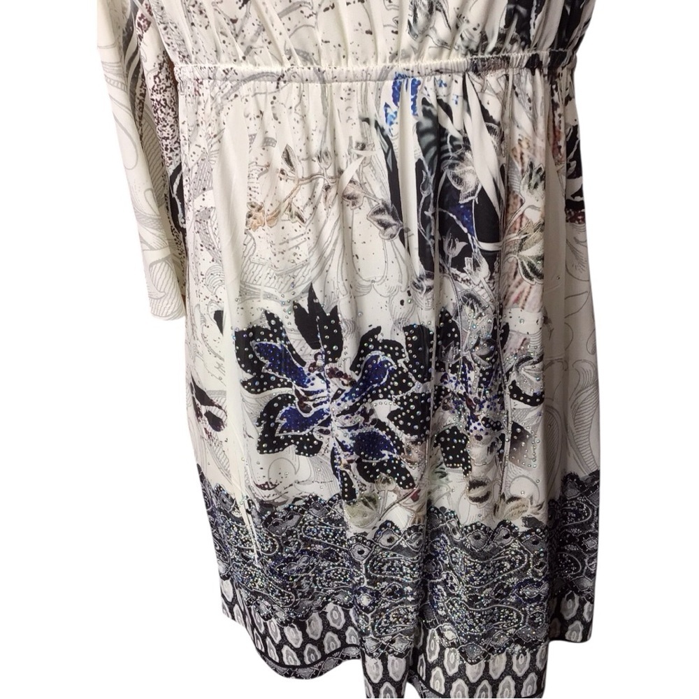 S-Twelve Abstract Patterned Dress - Picture 4 of 5